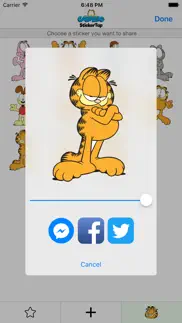 How to cancel & delete garfield - stickertap 4