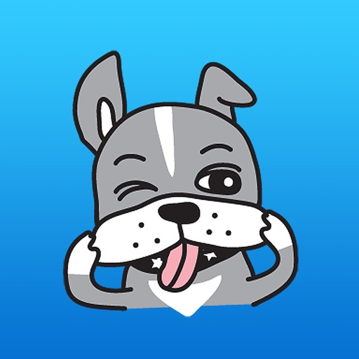 Mun The Boston Terrier iMessage Stickers icon