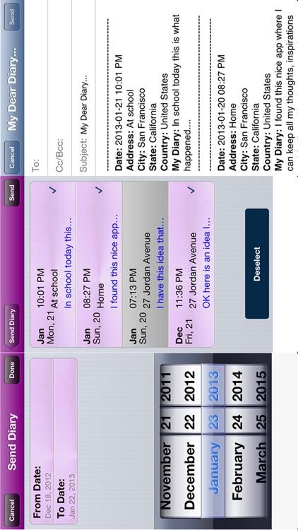 My Dear Diary with GPS