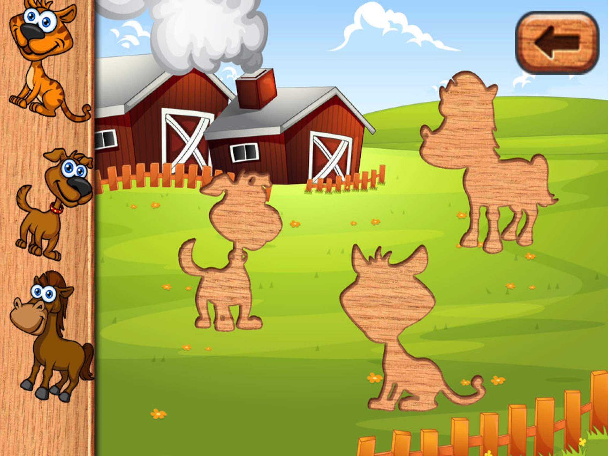 Cute Animal Puzzles and Games for Toddlers & Kids
