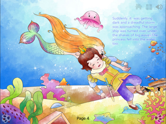 Screenshot #5 pour Little Mermaid - Interactive Book iBigToy