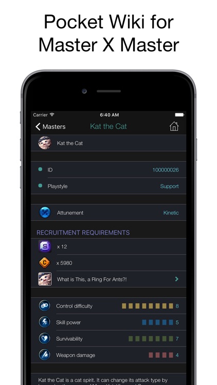 Pocket Wiki for Master X Master
