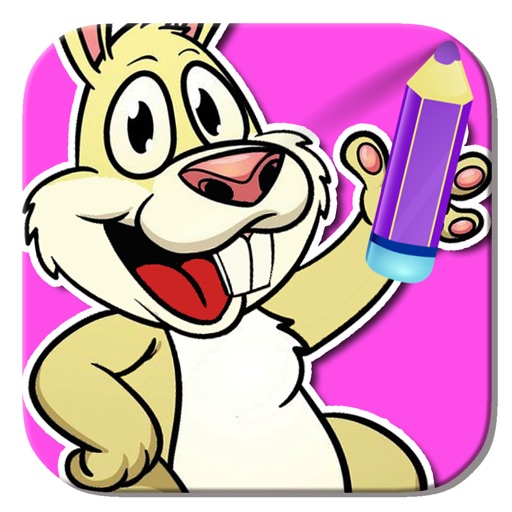 Coloring Page Animal Game For Finding Bunny Free Icon