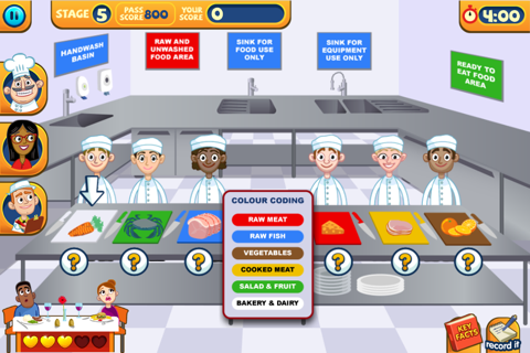 A Game to Train Food Safety screenshot 4