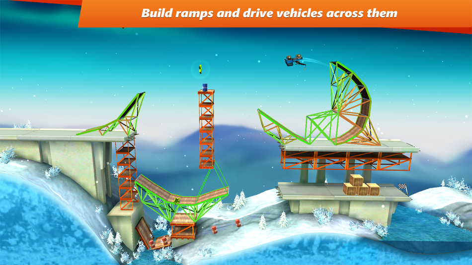 Bridge Constructor Stunts - 2.7 - (iOS)