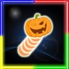 圧延 ハロウィーン グロー ヘビ そして ネオン ワーム スリザリング チャレンジゲーム - iPhoneアプリ