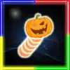 Rolling Halloween Snake And Worm Slither Dot Eater delete, cancel