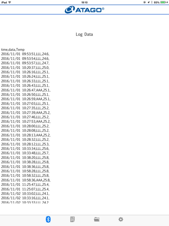 Screenshot #4 pour ATAGO Logger for iPhone