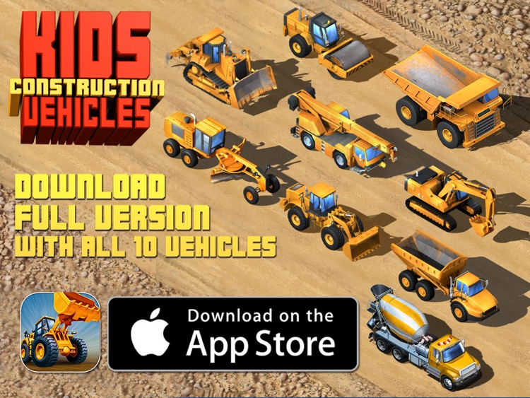 Kids Vehicles: Construction HD Lite for the iPad screenshot-3