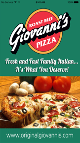 Giovanni's Roast Beef & Pizza screenshot