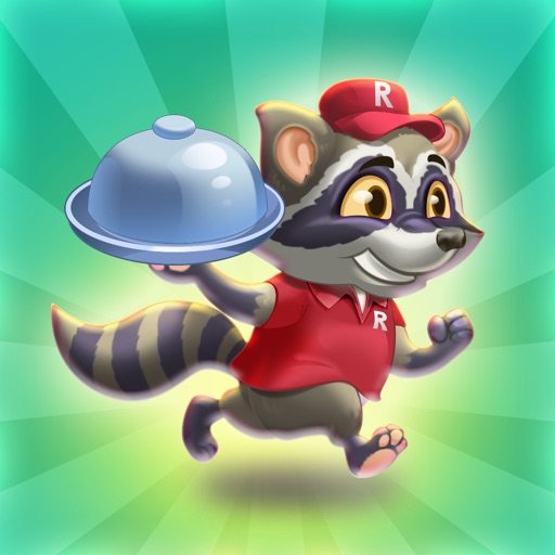 Raccoon Pizza Rush Icon