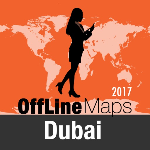 Dubai Offline Map and Travel Trip Guide icon