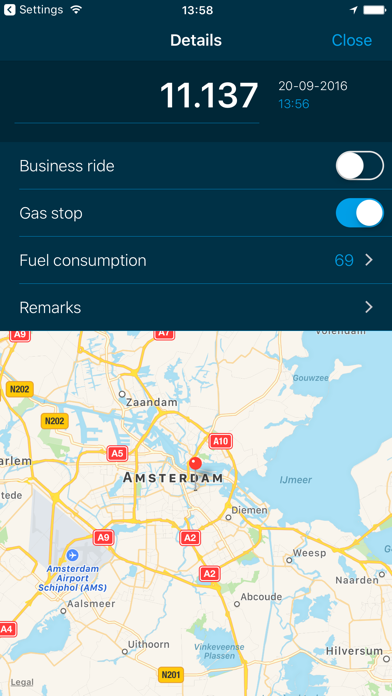 Screenshot #3 pour Mileage: Clean & simple logger
