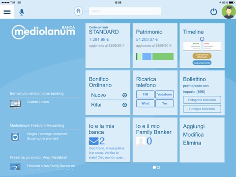 Mediolanum per iPad screenshot 2