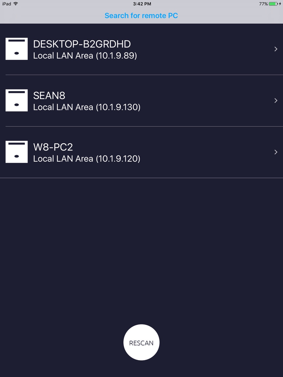 iPad screenshot