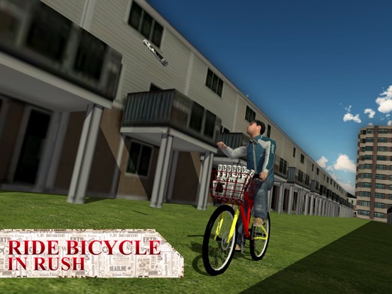 新聞配達の少年＆自転車に乗っゲームのおすすめ画像2