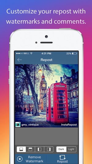 ‎InstaRepost for Instagram - Repost Photos & Videos Screenshot