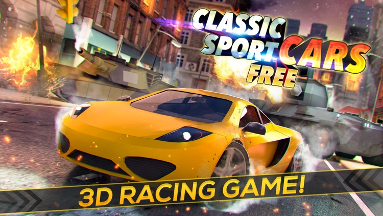Classic Sport Cars Extreme Racing on Asphalt Roads