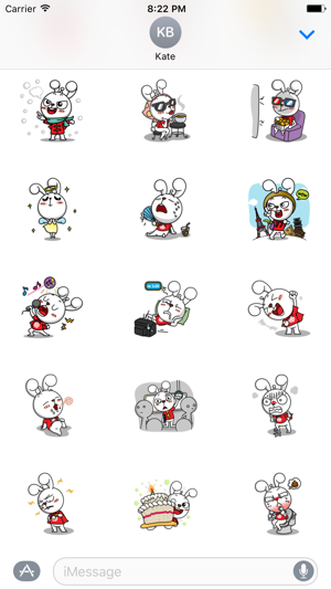 Nanny The Rabbit - Thanksgiving day stickers pack(圖2)-速報App