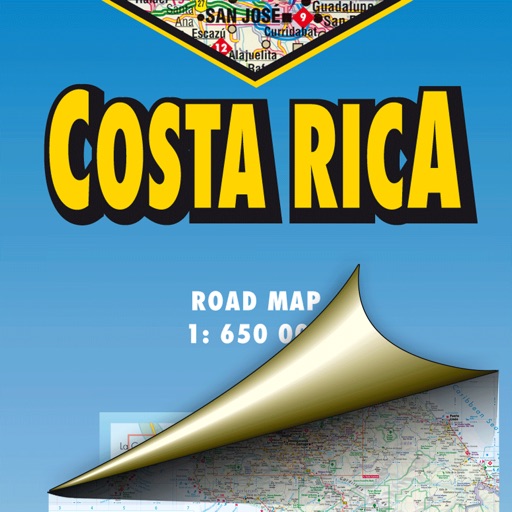 Costa Rica. Road map.