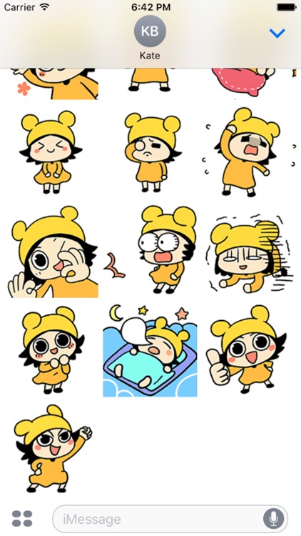 Animated Yellow Girl