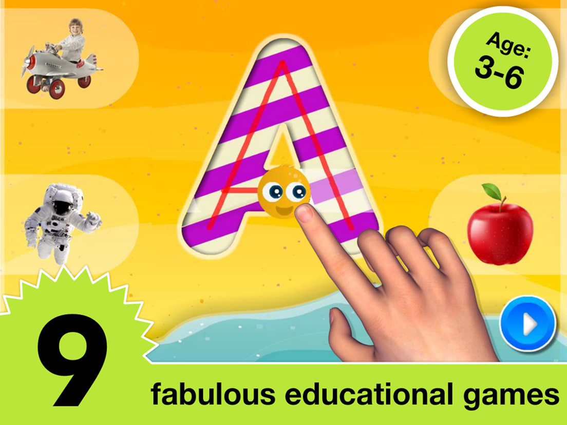 Letter Quiz Alphabet ABC Tracing App For Kids App Voor IPhone 