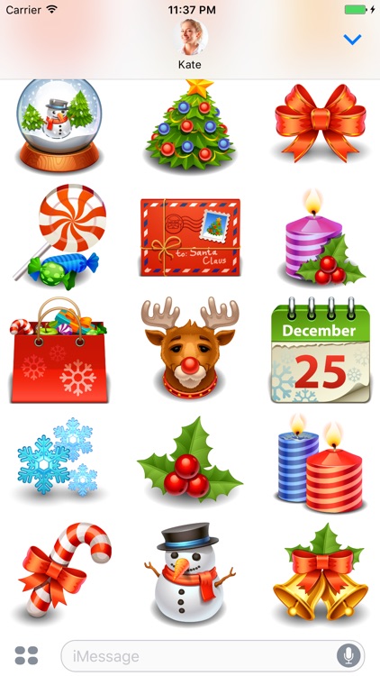 Merry Christmas (New Year) - Stickers for iMessage