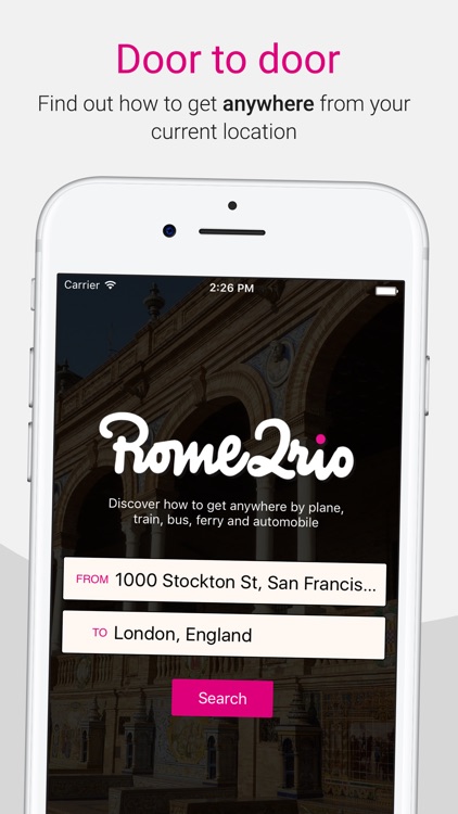 Rome2rio: find out how to get from a to b