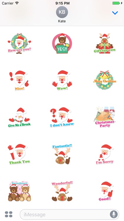 Santa Claus Animated Sticker