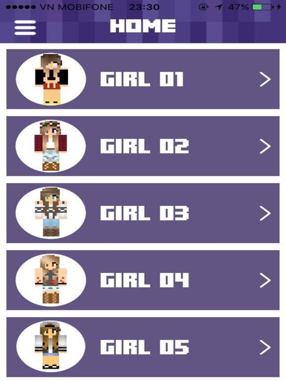 Screenshot #4 pour BABY GIRL SKINS for Minecraft