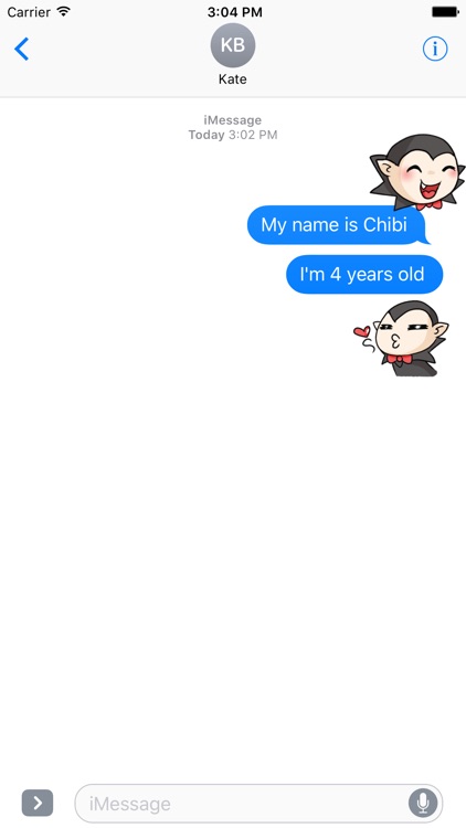 Chibi Vampire Halloween Sticker