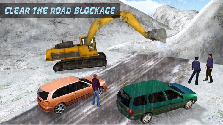 Heavy Snow Excavator Simulator – 3D Crane Truck Simulation Game