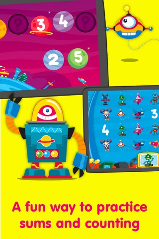 Robots & Numbers - Educational Math Games to Learnのおすすめ画像2
