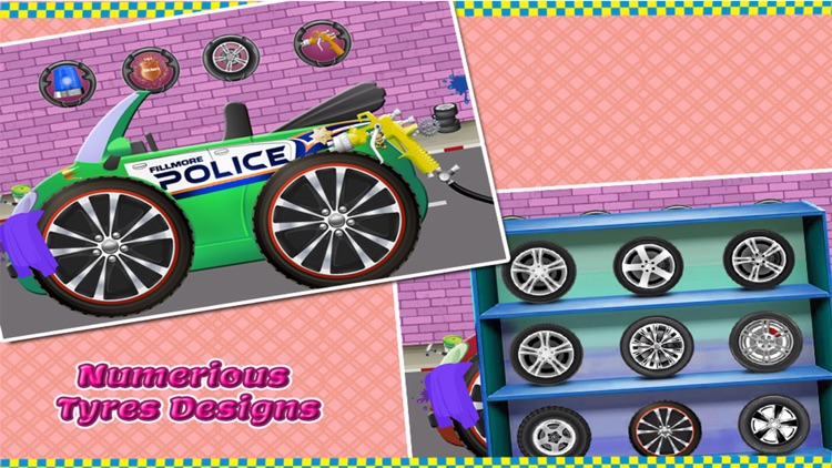 Crazy Police Car Wash