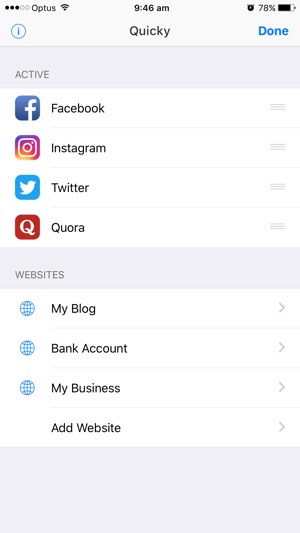 Quicky Pro - Fast app & website launcher, 3D Touch(圖3)-速報App