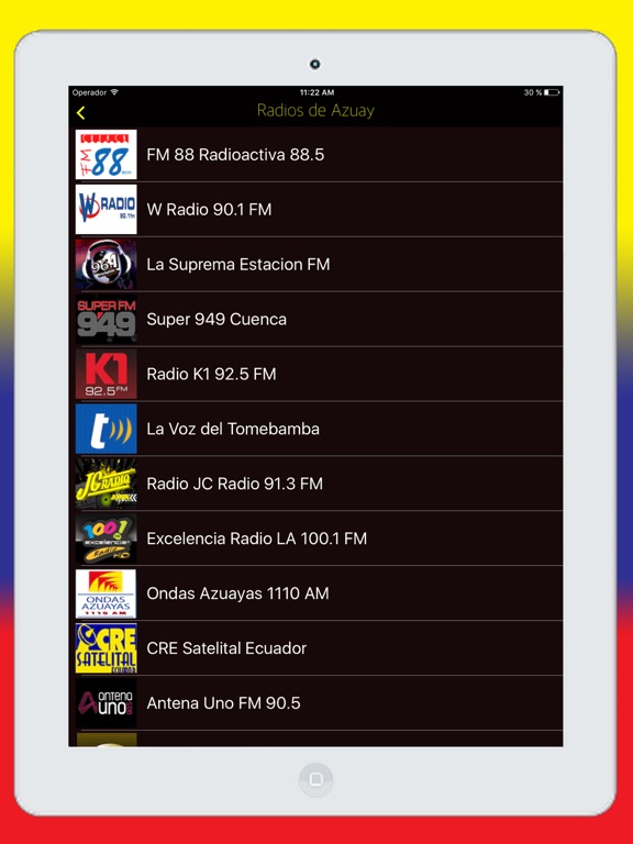 Screenshot #6 pour Radios Ecuador - Emisoras de Radio Online FM AM