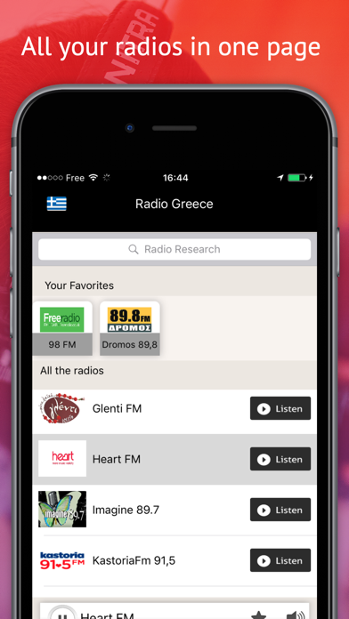 Screenshot #2 pour Radio Grèce - Radios GRE FREE - Radio Greece
