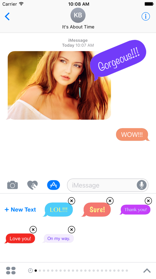 Color Text Bubbles on iMessage - 1.0.2 - (iOS)