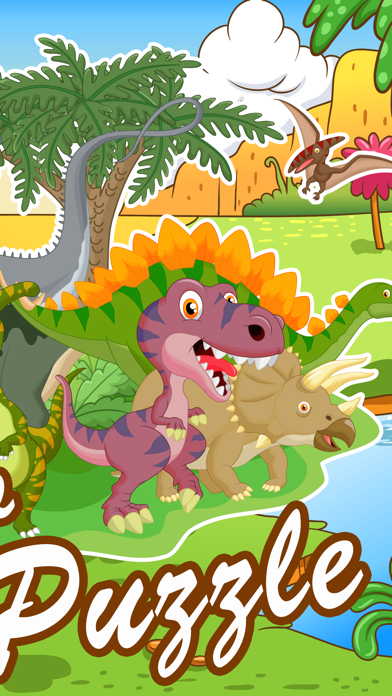 Dino jigsaw puzzles 2 to 7 year educational games Screenshot