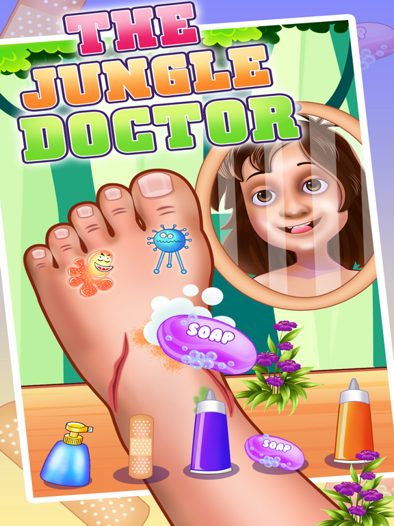The Jungle Doctor: Foot spa hospital game for kidsのおすすめ画像3