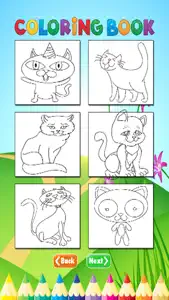 Cats Coloring Book - Activities for Kids screenshot #4 for iPhone