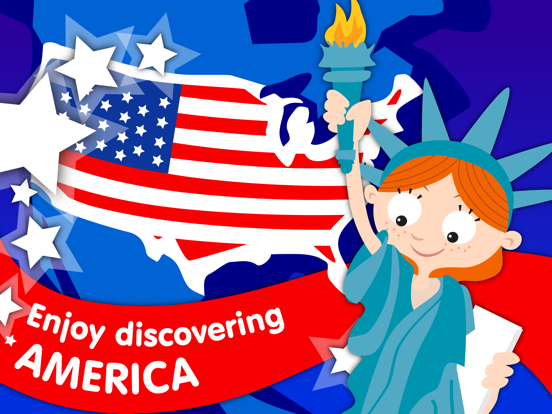 USA for Kids - Games & Fun with the U.S. Geographyのおすすめ画像1