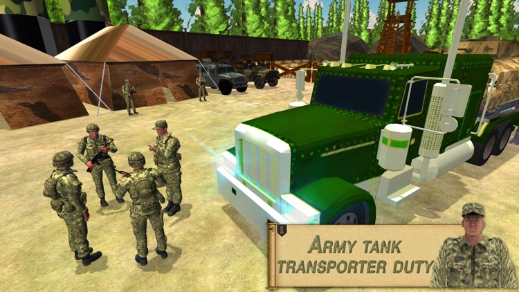 Tank Transporter Truck – Army cargo delivery sim