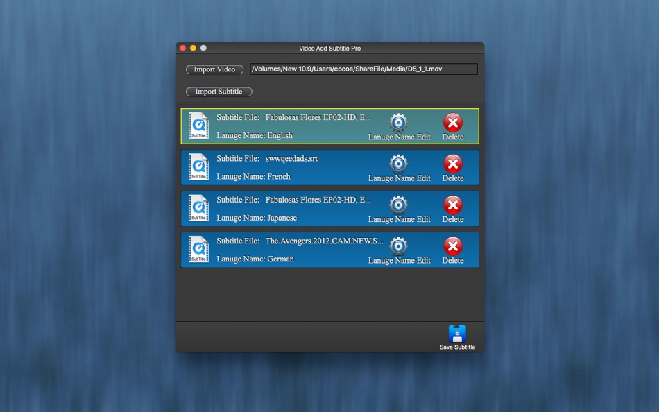 Video Add Subtitle Pro - 3.1.3 - (macOS)
