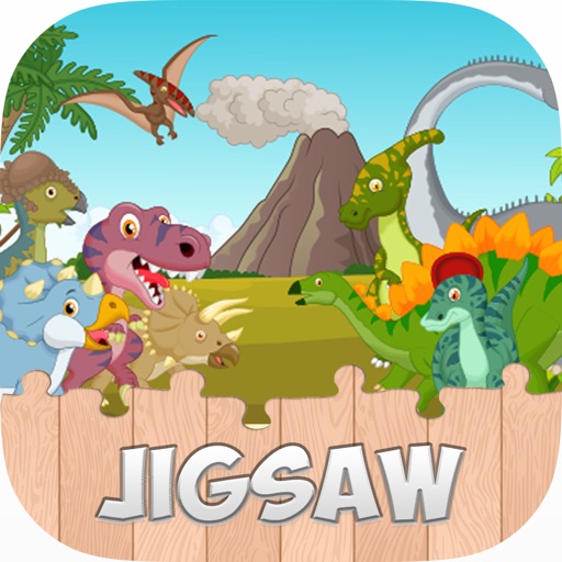 Dinosaur Jigsaw Puzzle For Kids Easy Learning Game icon