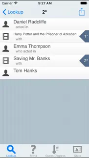 six degrees - movie trivia iphone screenshot 2