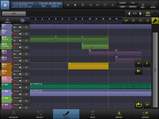 BeatMaker 2 iPad app afbeelding 1