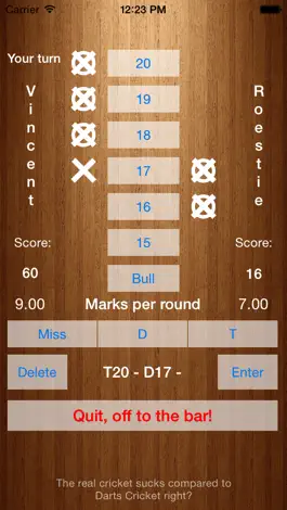 Game screenshot Darts Scorekeeper hack
