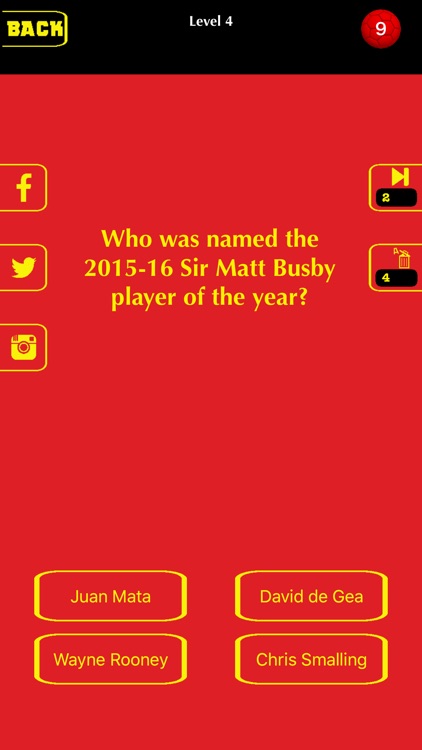 Football Trivia 2016 - for Man United