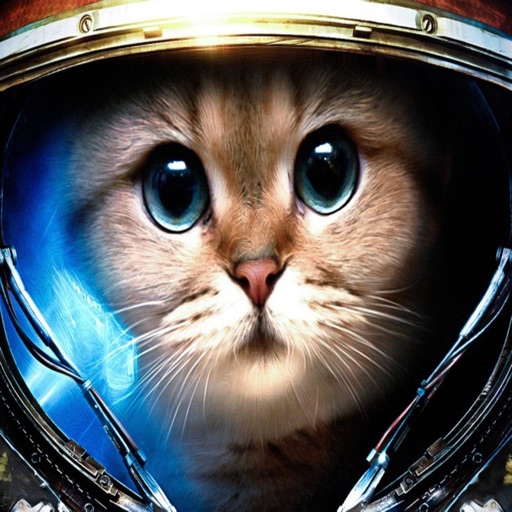 Cats in the Space Icon